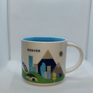 Starbucks You Are Here Series Denver Coffee Tea Cup Mug 2017 14oz